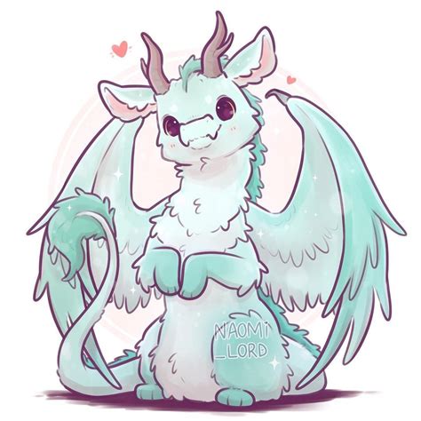 Naomi Lord on Instagram: “ 🌸 another Fluffy Dragon!!!! 🌸 this time a pastel teal colour… | Cute ...