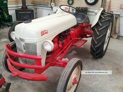 Ford 8n Tractor 28 Hp Ie - 1950 9n 2n Naa Jubilee With Tires, Paint