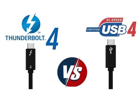 Thunderbolt 4 vs USB 4: Key Differences - PCVenus