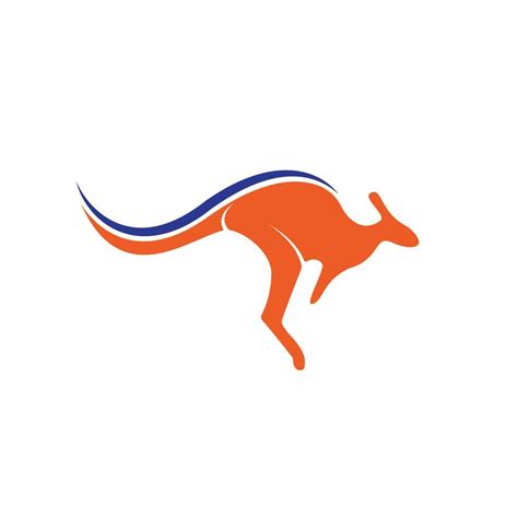 Kangaroo vector logo design. Creative kangaroo nature logo design concept. 13094978 Vector Art ...