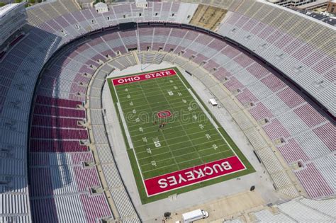 Aerial Views of Ohio Stadium on the Campus of Ohio State University ...