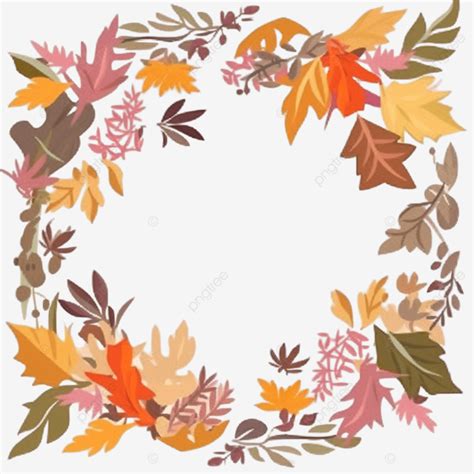 Autumn Frame Page Border, Autumn, Frame, Border PNG Transparent Image and Clipart for Free Download