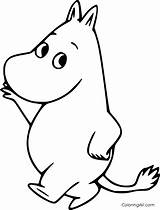 The Moomins Coloring Pages Moomin Cart  Vrogueco sketch template