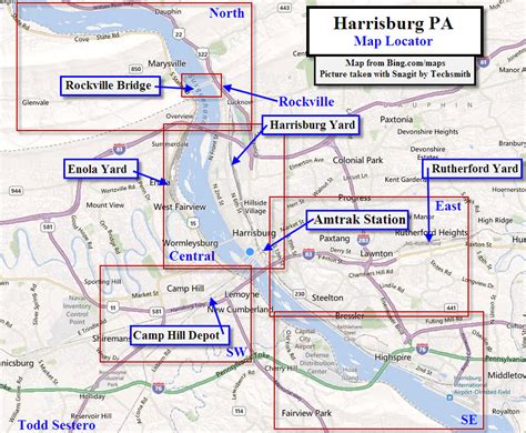 Harrisburg PA Railfan Guide