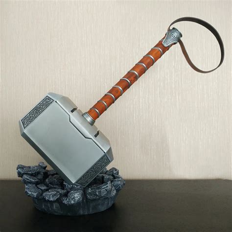 1:1 Scale Full Metal Thor Hammer Mjolnir 1/1 Replica Thor Custom Cosplay Hammer Collection Model ...