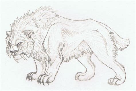 Sabertooth Tiger Head Coloring Pages