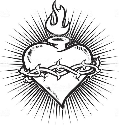 sagrado corazon tattoo designs - souravjoshiartsdrawinganimal