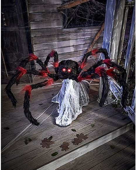 Spirit Halloween 21 Inch LED Red and Black Jumping Spider Gag Toys & Practical Jokes Toys ...