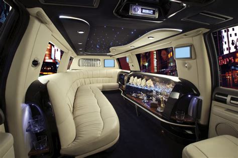 SPORTS CARS: hummer limousine interior