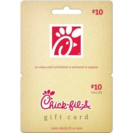 Chick fil a $10 Gift Card - Walmart.com