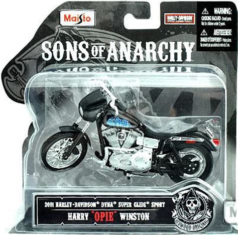 Sons of Anarchy Harry Opie Winston 118 Diecast Replica Bike Maisto - ToyWiz