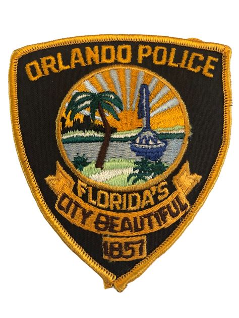 ORLANDO FL POLICE PATCH OLD SCHOOL