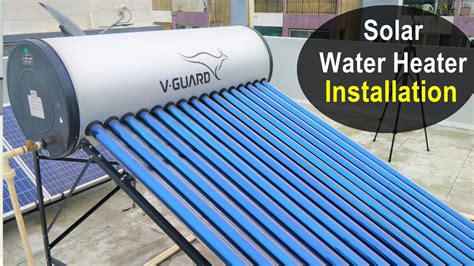 Solar Water Heater Installation - 200 Liters - YouTube