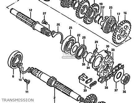 Suzuki GN125 1992 (N) parts lists and schematics