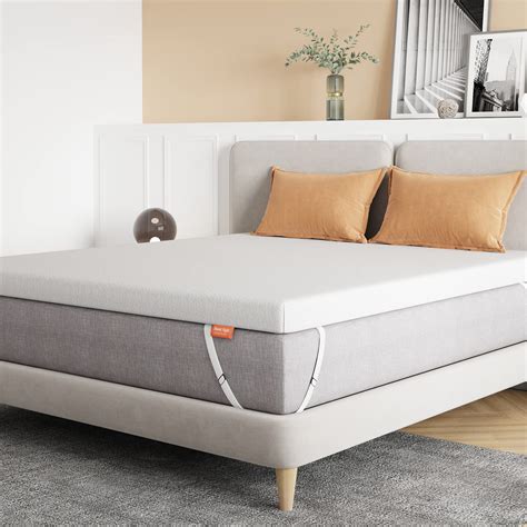 Sweetnight 4 Inch California King Mattress Topper, High Density Memory Foam Mattress Topper for ...