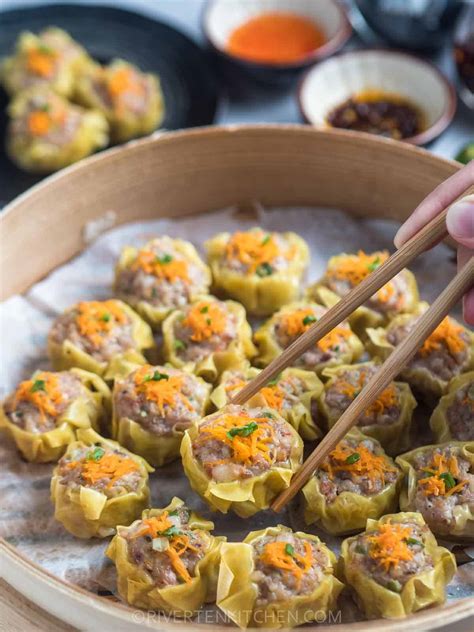 Pork and Shrimp Shumai (Siomai) - Riverten Kitchen