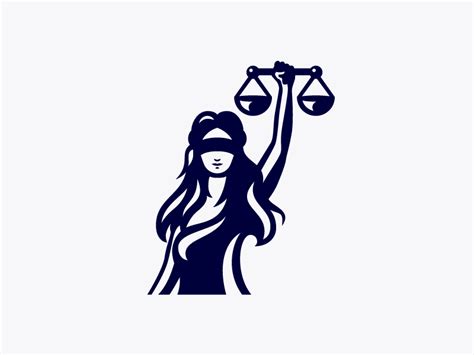 Lady Justice Logo by Paul Aleman on Dribbble