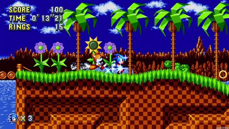 Green Hill Sonic Mania Background / Sonic Mania - Green Hill Zone Act 2 ...