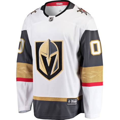 Vegas Golden Knights Breakaway Custom Jersey - White - Jersey Teams