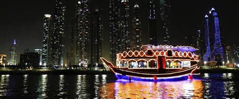 Dubai Marina Cruise - Dhow Cruise Tours