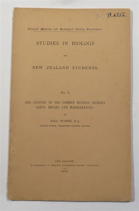 Colonial Museum and Geological; Survey Department. Studies in Biology for New Zealand Students ...