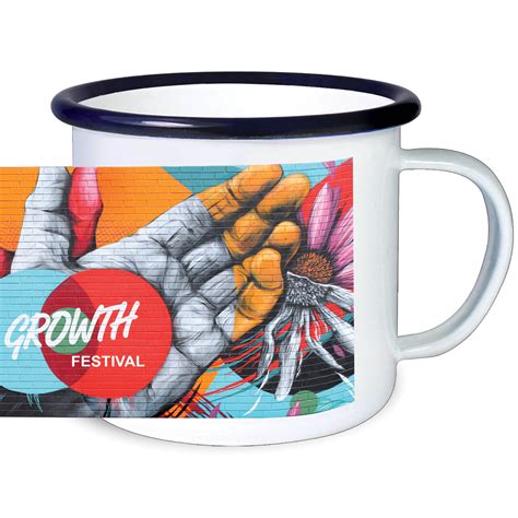 Premium Full Colour Enamel Mugs (285ml/10oz) - Promo Catering