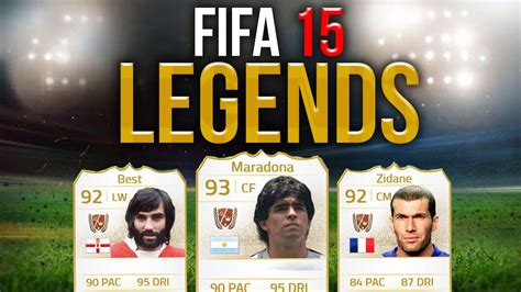 FIFA 15 LEGENDS !!! FT ZIDANE , MARADONA AND GEORGE BEST FIFA 15 ...