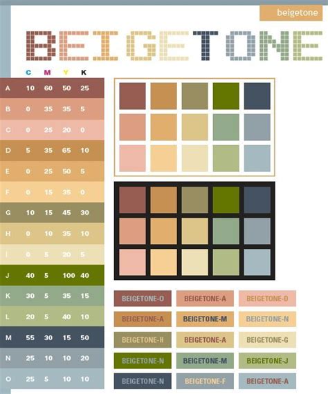 Color Schemes | Beige tone color schemes, color combinations, color ...