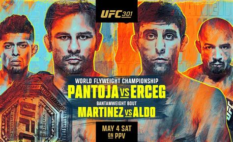 UFC 301: ‘Pantoja vs. Erceg’ Live Results and Highlights | BJPenn.com