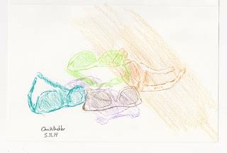 NeoLucida drawing 144 | Sunglasses x 5 | dan winckler | Flickr