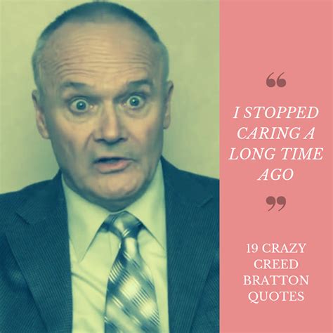 19 Crazy Creed Bratton Quotes From The Office | Effective Nerd | Creed ...