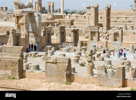 Ancient Persian Ruins of Persepolis in Iran Stock Photo - Alamy