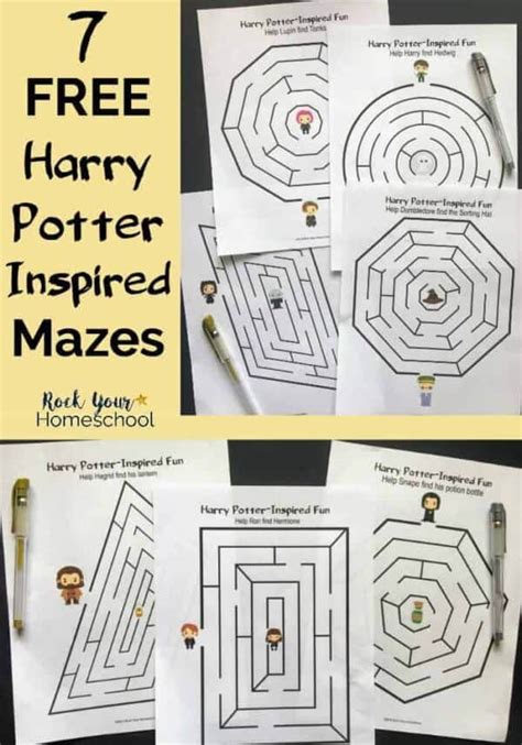 Harry Potter-Inspired Mazes (7 Free) - Rock Your Homeschool