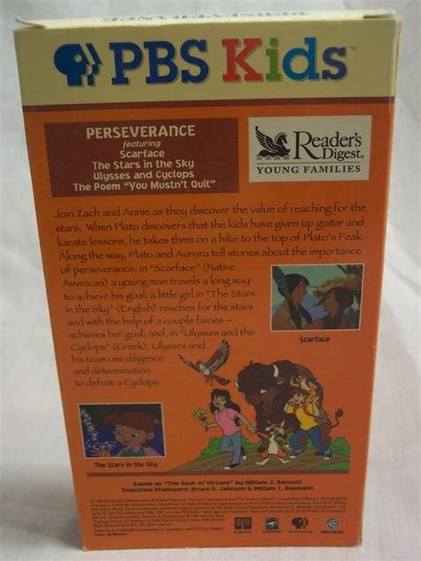 PBS Kids Adventures From The Book of Virtues PERSEVERANCE VHS VIDEO | eBay