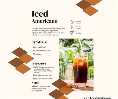 Iced Americano Recipe: What It Is and How to Make It