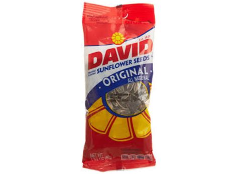 DAVID ORIGINAL SUNFLOWER SEEDS 1 5/8OZ - Cork 'N' Bottle