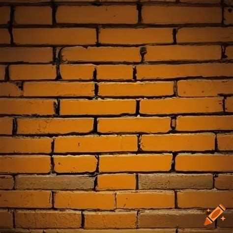 Yellow brick wall texture on Craiyon