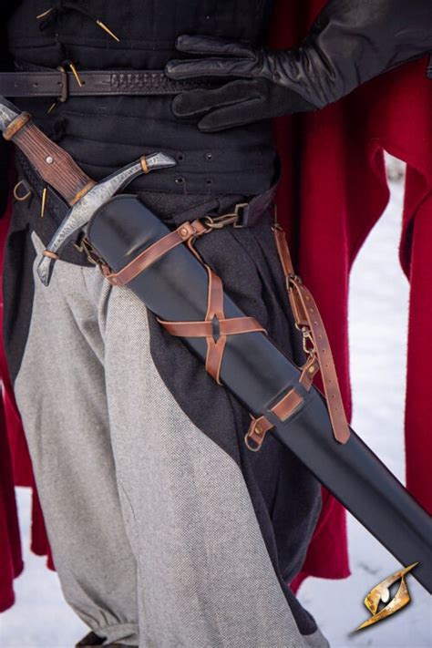 Sword Belt Scabbard - Faux Leather - Epic Armoury