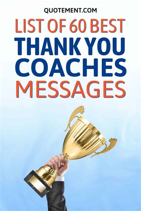 Top 60 Thank You Coaches Messages To Show Appreciation