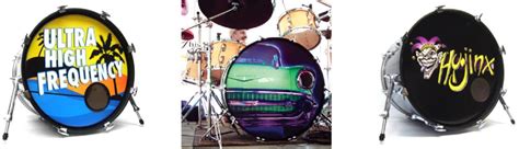 Custom Bass Drum Heads | Vintage Logos