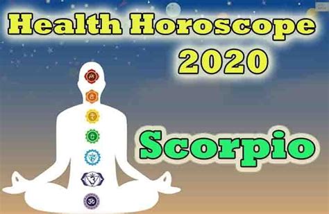 Scorpio Health Horoscope 2020 Predictions - AstroKapoor