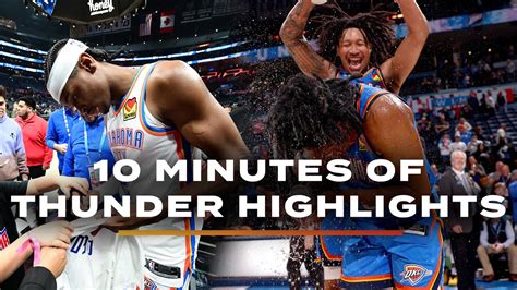 10 Minutes of OKC Thunder Highlights ⚡ | Top Team Plays & Moments of ...