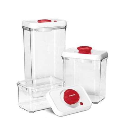 Fresh Edge 6-Piece Vacuum Sealed Food Storage Containers - Walmart.com