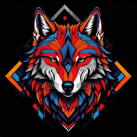 Premium AI Image | Wolf logo Design Concept