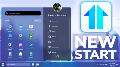 New Start Menu in Windows 11 23H2 with Start11