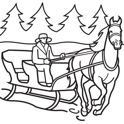 one horse open sleigh clipart 10 free Cliparts | Download images on ...