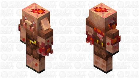 Piglin Crimson corrosion Minecraft Mob Skin