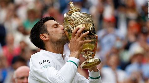 Novak Djokovic wins record 20th Grand Slam title at Wimbledon