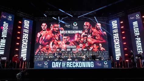 Is the 'Day of Reckoning' fight card with Anthony Joshua and Deontay ...