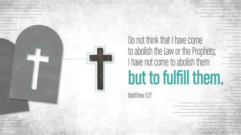 Matthew 5:17 - Graphics for the Church